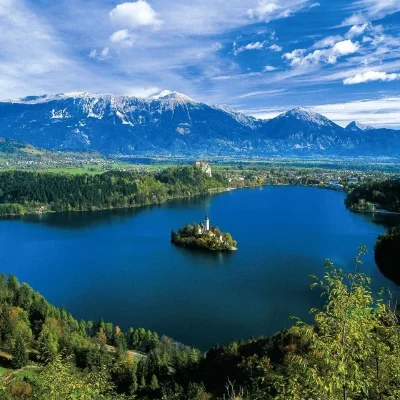 Von Ljubljana aus: Ausflug zum Bleder See und nach Bohinj